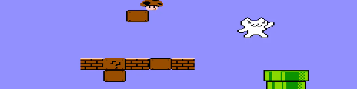 Syobon Action Recreated in Super Mario Bros. NES Game & Builder by  JOE_JOSEPH - Game Jolt