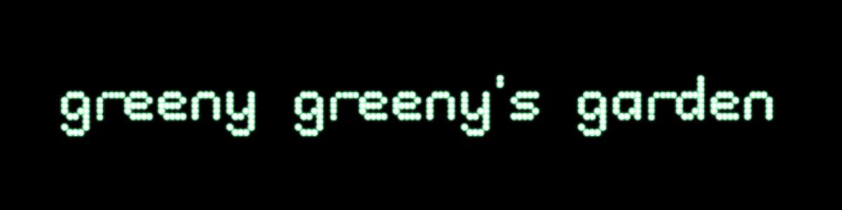 Greeny greeny's garden (a 3d scratch horror game) by