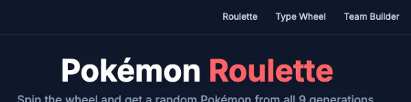 Pokemon Roulette Game Jolt - Share your creations