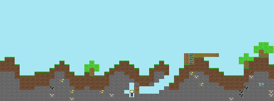 Minecraft 2D: HTML5 by vnsindvinanienivnoe (@lettuce) on Game Jolt