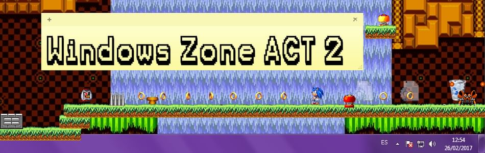 Sonic windows zone adjust controls