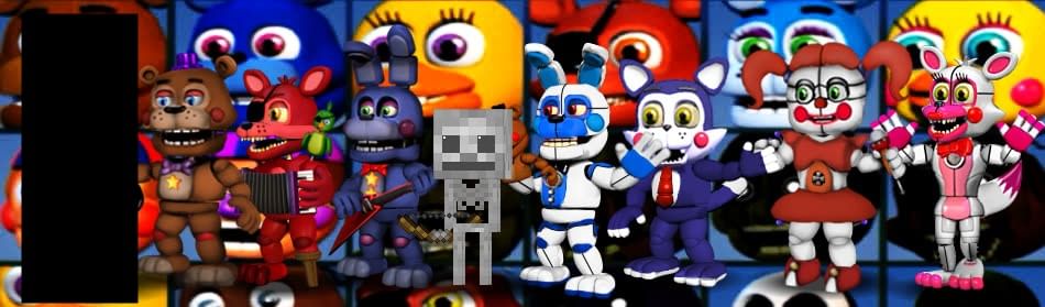 adventure Fnaf sister location Characters V4 by aidenmoonstudios