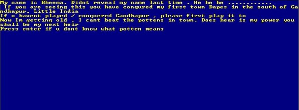 Command Prompt RPG By Umachandar Naveen UmachandarNaveen On Game Jolt