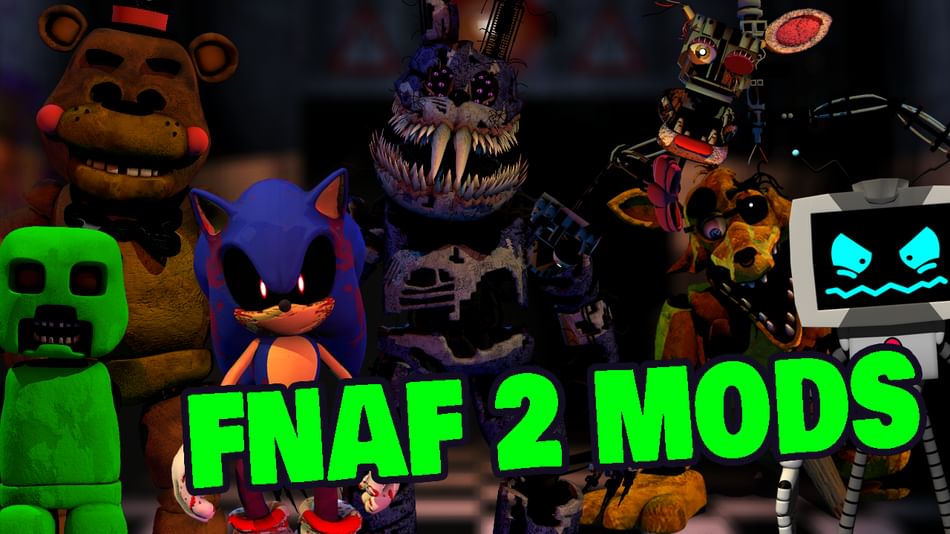 FNF vs Withered Freddy Fazbear FNF mod jogo online, pc baixar