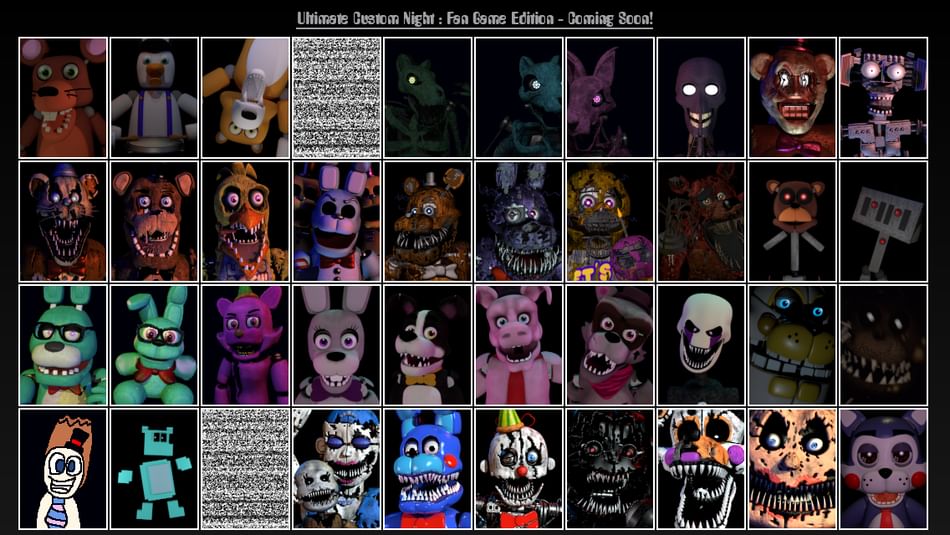 Ultimate Custom Night : Fan Game Edition by TheMPP - Game Jolt