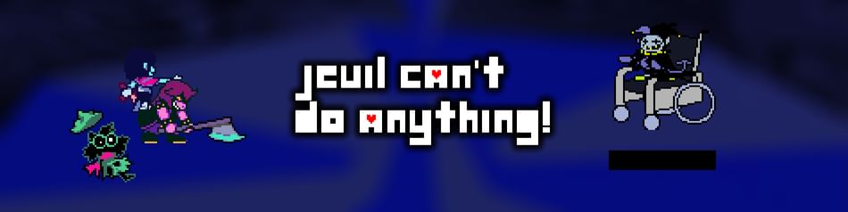 Jevil Can T Do Anything Deltarune Mod By Snowthefox Game Jolt - roblox jevil i can do anything