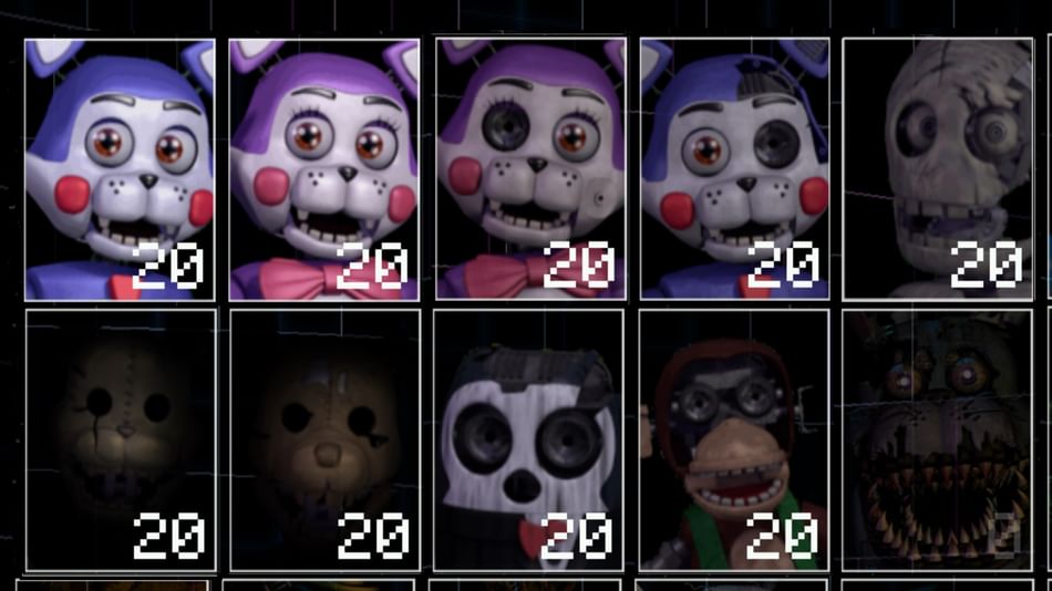 Five Nights At Freddy's 2 Ultimate Custom Night Five Nights At