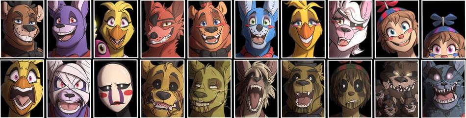 how to make fnaf characters for clickteam