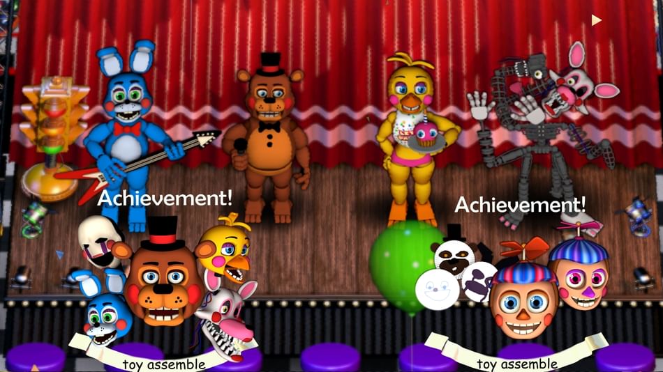 nome dos animatronics de fnaf 6