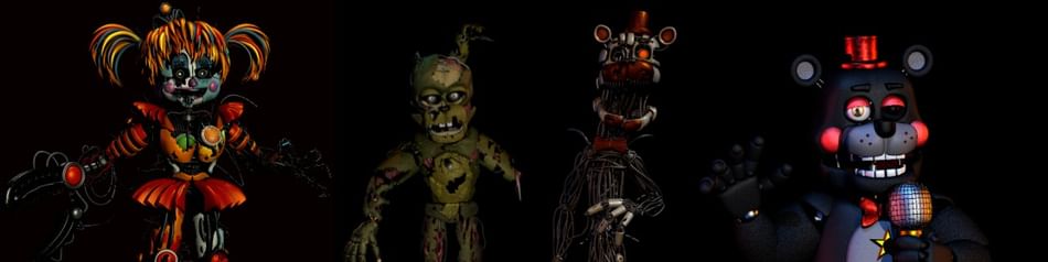 The Pizzeria Simulator Animatronics (FNAF 6) by GammasGrim on Newgrounds