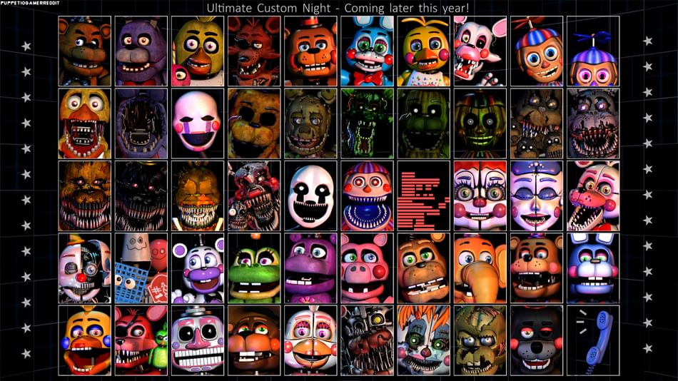 FNAF Ultimate Custom Night Android by PeyTronicGames - Game Jolt