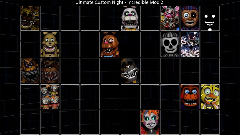 Ultimate Custom Night - Fixed Nightmare Animatronics + Fredbear's Family  Diner office (Mod) by NIXORY - Game Jolt