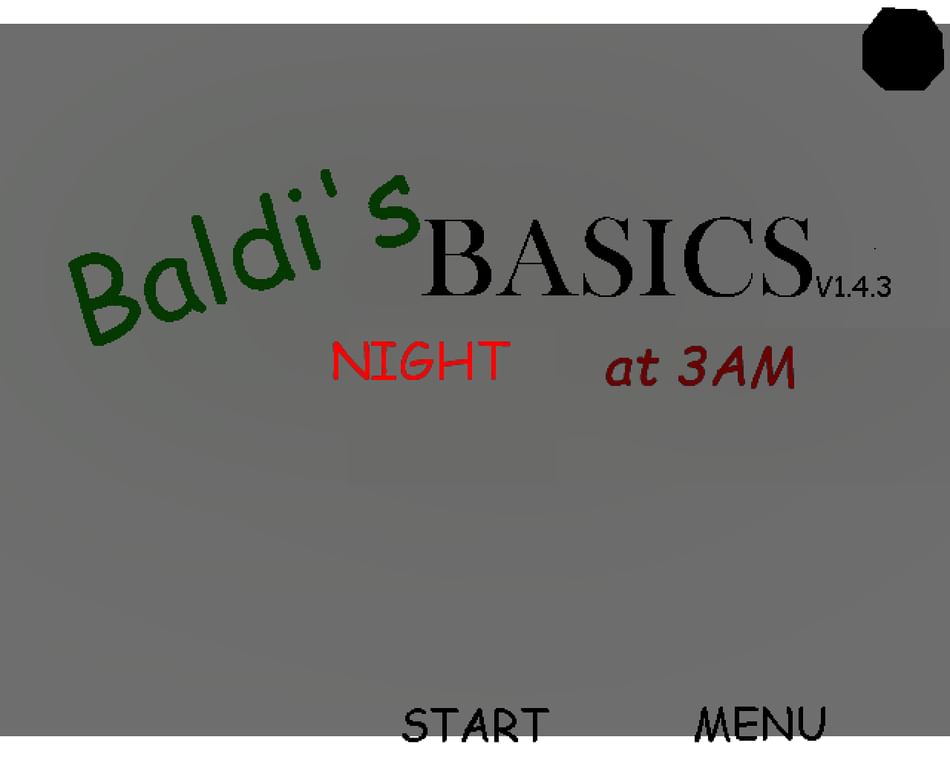 Unityex. Baldi's Basics Night Skybox Mod.