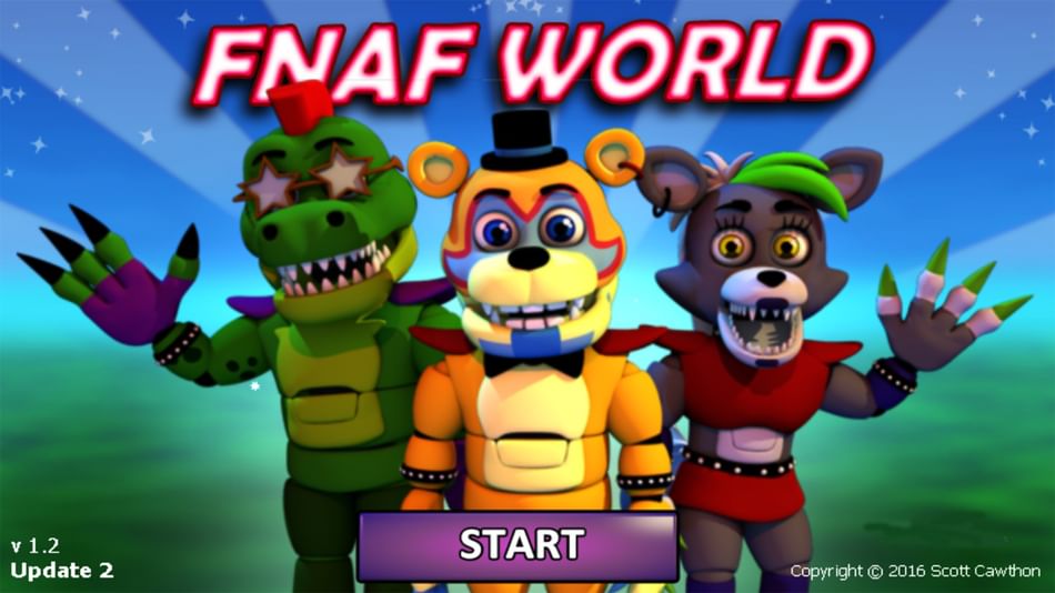 Fnaf World Mod] FNAF Security Breach ALL ADVENTURE ANIMATRONICS