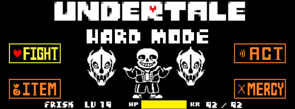 Hard Mode Sans】战斗第一、二阶段FDY重制版通过! ! !