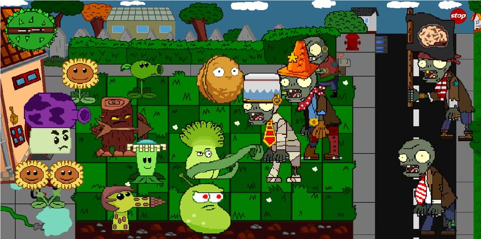 Plants vs Zombies: Fan Version 🔥 Play online