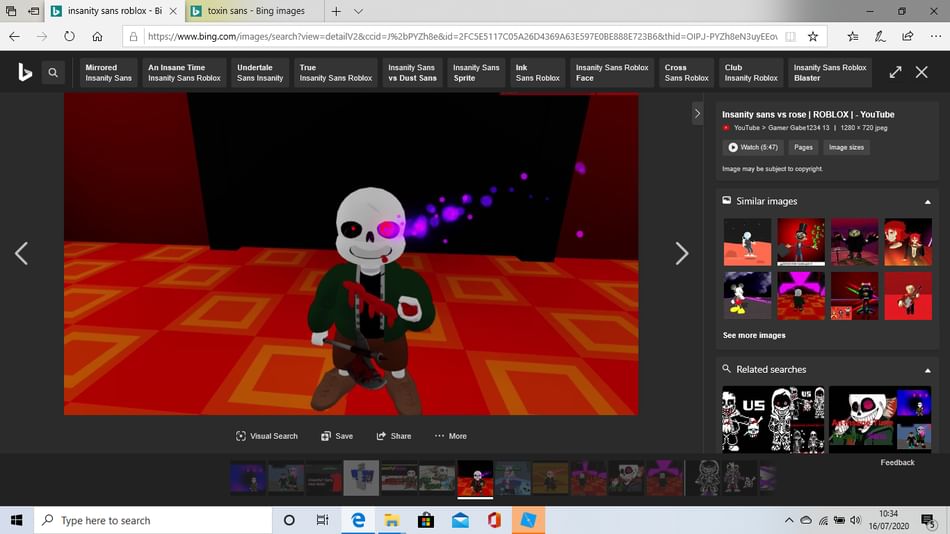 Cross Sans - Roblox