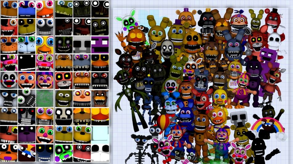 Freddy Fazbear's Pizzeria Simulator - FNaF AR Animatronics (Mod) by NIXORY  - Game Jolt