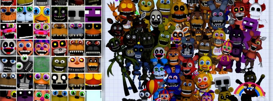 Fnaf world pack v.1 C4D download by Carlosparty19 on DeviantArt