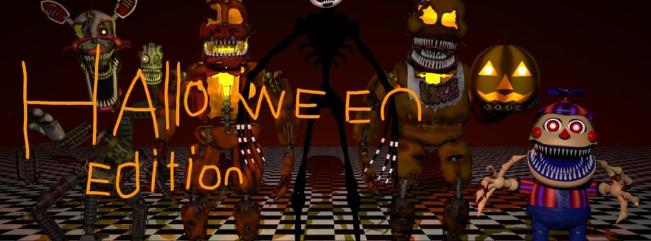 fnaf 4 halloween update animatronics list