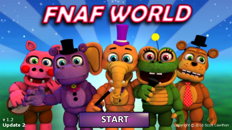 Adventure Mediocre Melodies Animatronics for FNaF World (Mod) by