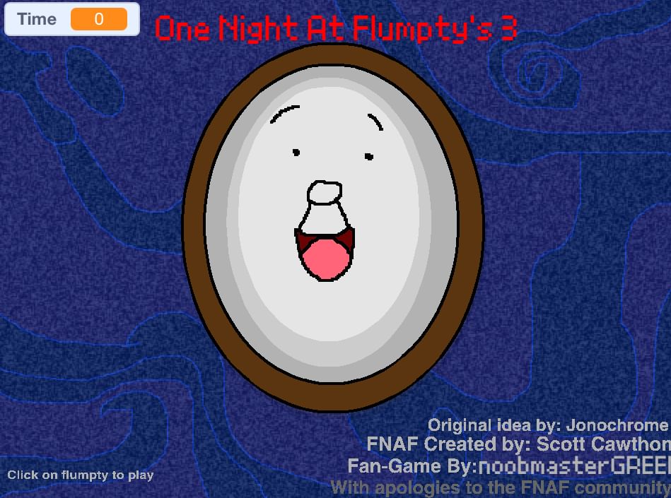 one week at flumpty's [fan made] (Night 1-3 and Minigame) Flumpty