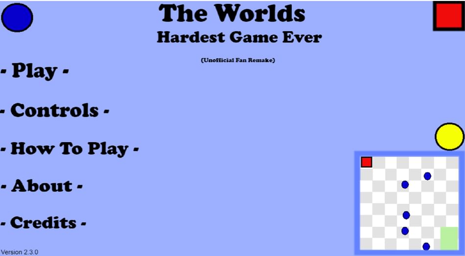 Worlds Hardest Fan Game by bigggstile