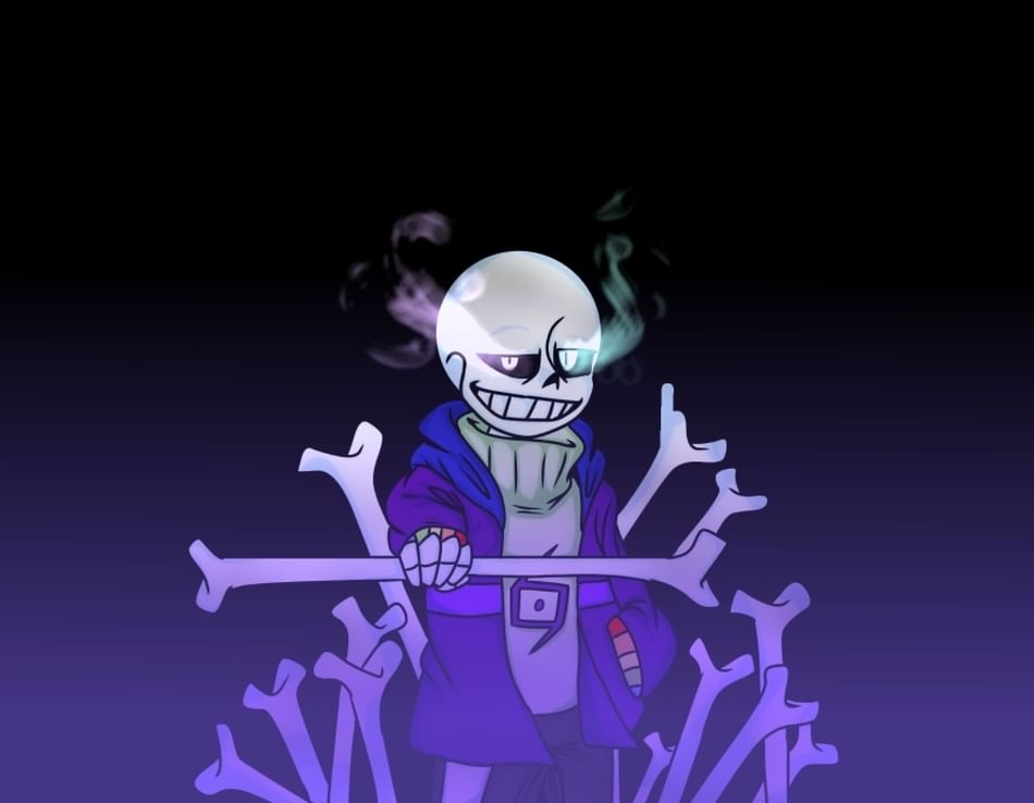 Underchoice Sans Battle Phase 1 Undertale Fangame by EeveeLing