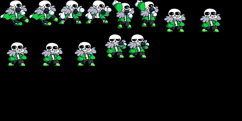 Dust Sans Sprite's [Friday Night Funkin'] [Mods]