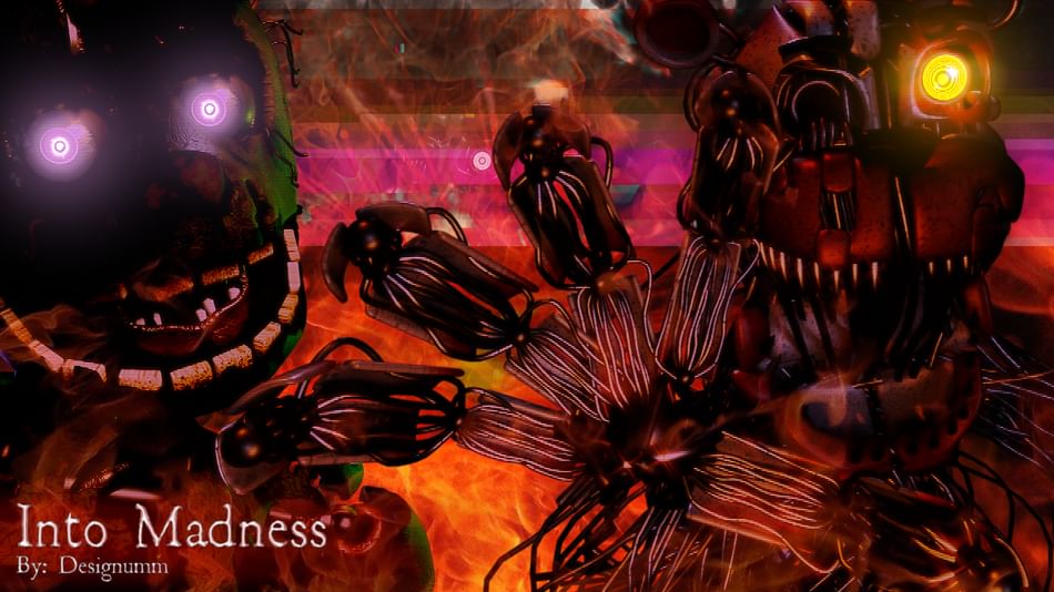 Five Nights at Freddy's: Into Madness - Jumpscares \ Gameplay (Fan