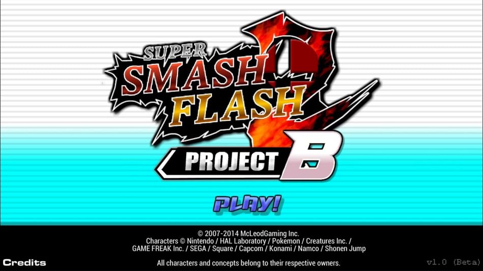 Super Smash Flash 2 Project B Patch 9 - All Characters (Who has the voice  clip) 