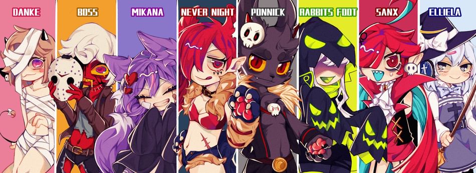 My OC's as Spooky Month characters by SuperMiles64 on Newgrounds