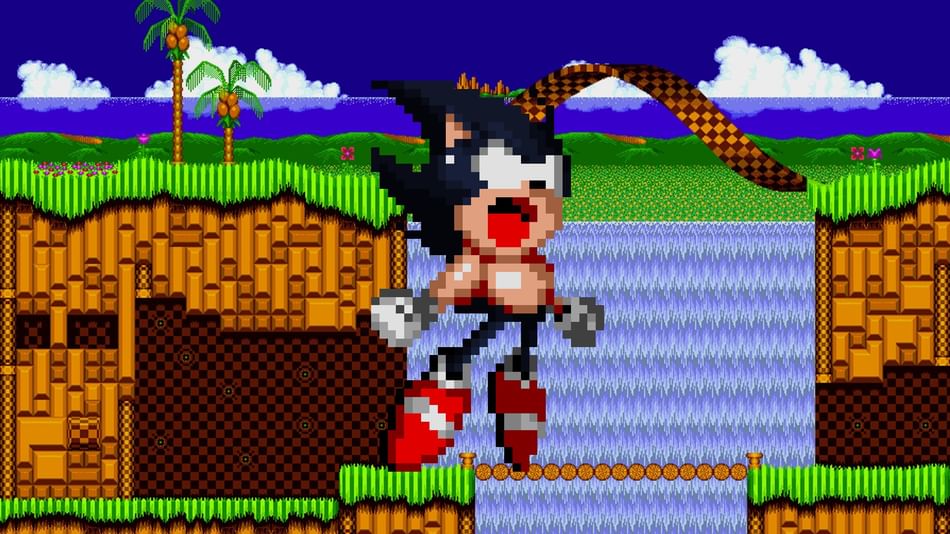 Dark Sonic in Sonic 2 by Miles_Sebas_Prower - Game Jolt