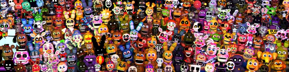 Fnaf World Mod] FNAF Security Breach ALL ADVENTURE ANIMATRONICS - FNaF Mods  