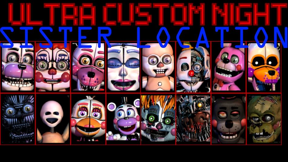 FNAF Sister Location: Custom Night - 🕹️ Online Game