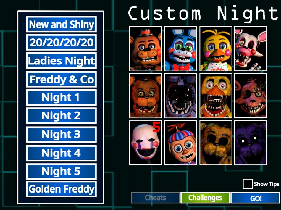 Ultimate Custom Night 2 by TeamAbrevation - Game Jolt