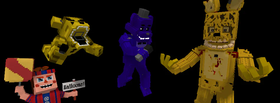 Shadow Freddy - Five Nights at Freddy's 2 Minecraft Skin