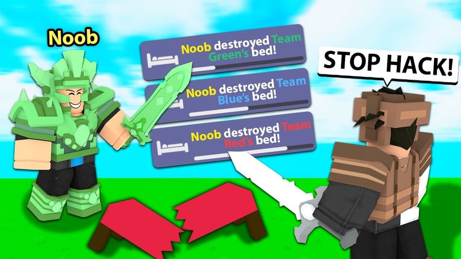 ROBLOX BEDWARS OP SCRIPT! (dare sorry that im hacking :C my friend