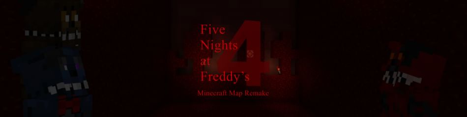 FNAF 4 Map and Resource Pack Minecraft Map