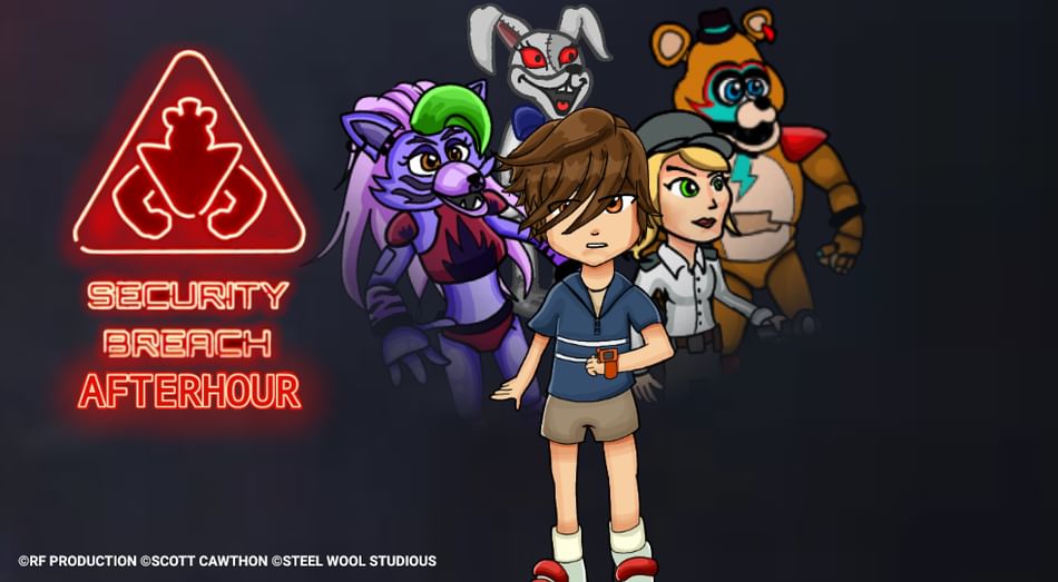 FIVE NIGHTS AT FREDDY'S SECURITY BREACH 2D: AFTERHOUR by -RFPRODUCTION- -  Game Jolt