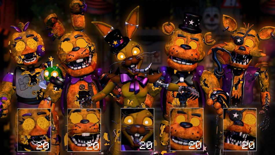 Ultimate Custom Night - Fixed Nightmare Animatronics + Fredbear's Family  Diner office (Mod) by NIXORY - Game Jolt