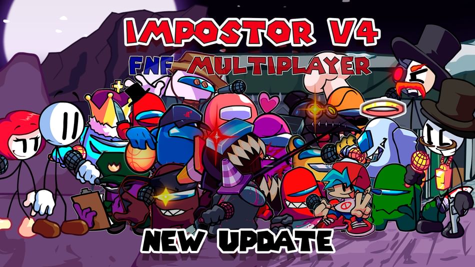 FNF vs Impostor Among Us V4 Mod - Play Online Free