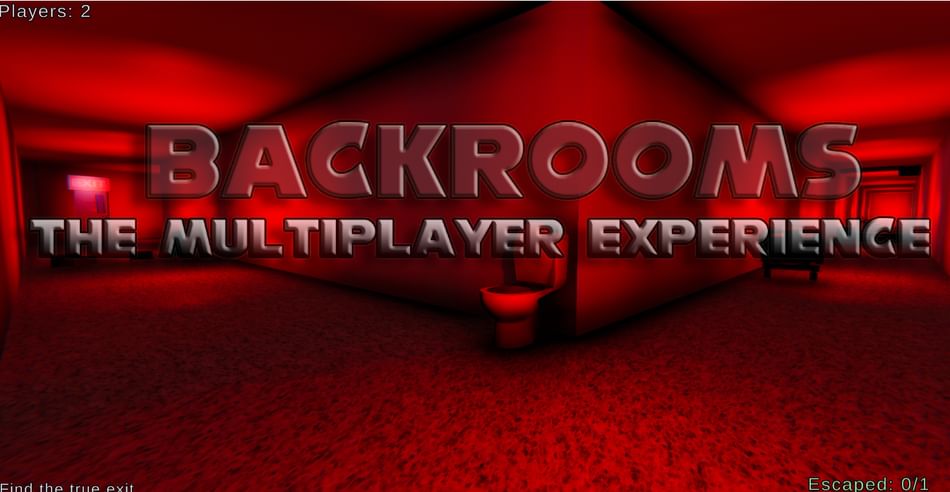 JOGO DO THE BACKROOMS MULTIPLAYER!!😱😱 Jogando o [!!] The True