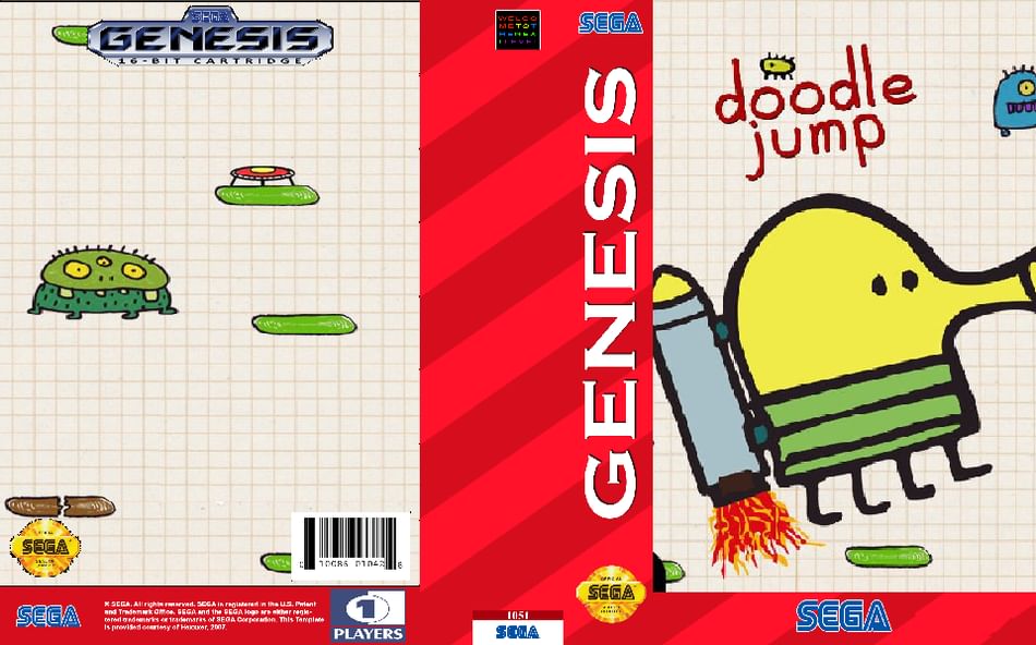 Doodle Jump (Sega Genesis/Mega Drive Port) by MihailMishin - Play Online -  Game Jolt