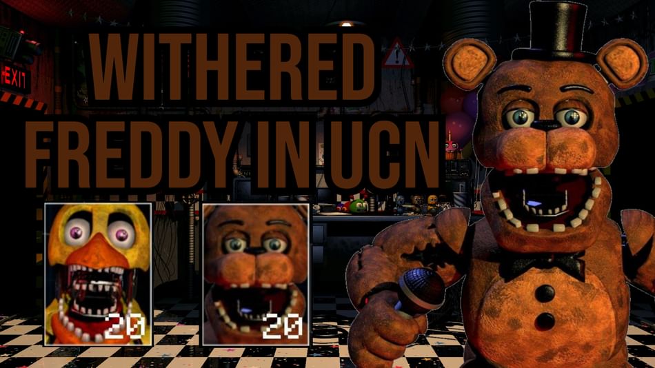 Withered Foxy in Ultimate Custom Night mod by TheMasterPuppet - Game Jolt