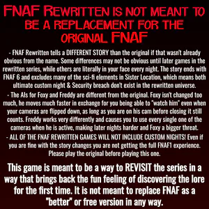 Five Nights At Freddy's REWRITTEN (Itch no longer supported)) by Dot-e