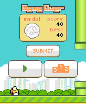 flappy bird high score 300