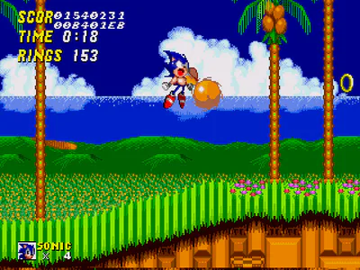 Super Sonic and Hyper Sonic in Sonic 1 em Jogos na Internet