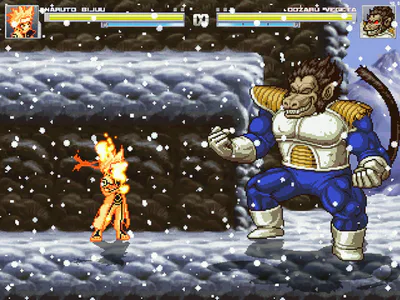 naruto bijuu vs oozaru vegeta