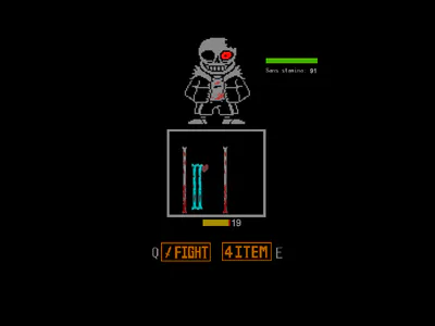 Error Sans battle sprite